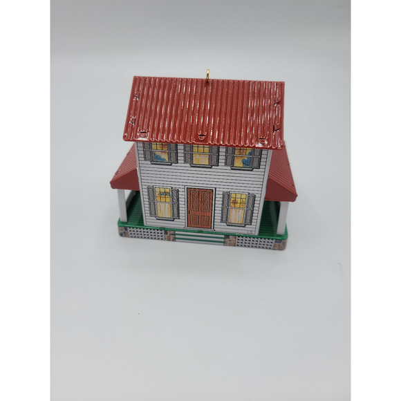 Farm House Town & Country‎ Pressed Tin Hallmark Keepsake Ornament 1999 - Picture 3 of 4
